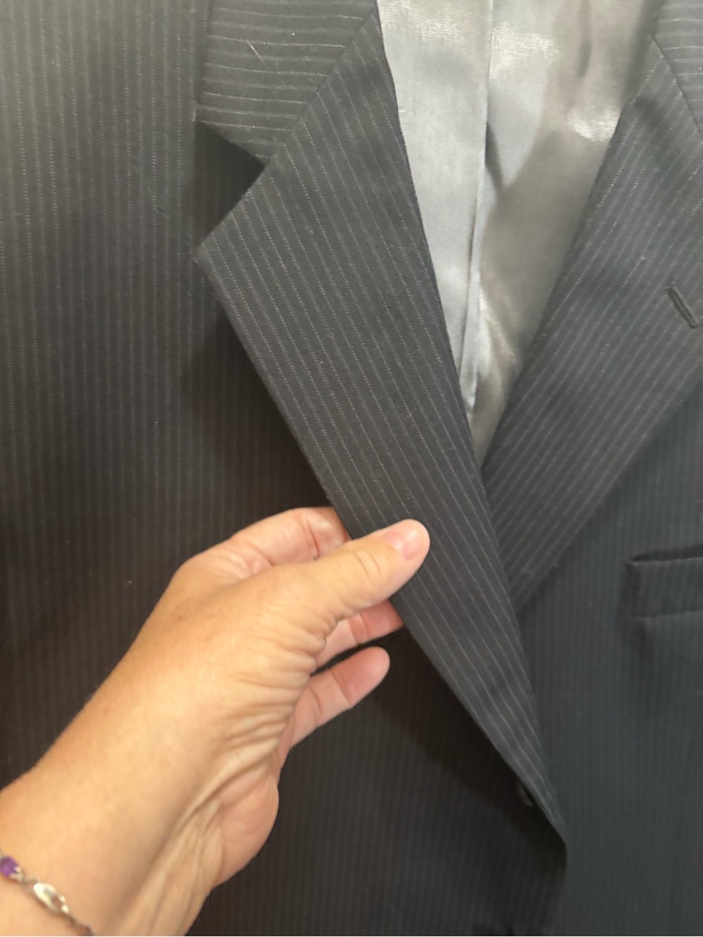J. Ferrar Classic Men's Black Blazer